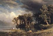 Albert Bierstadt The Coming Storm Spain oil painting artist